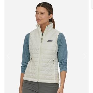 Patagonia White Womens Down Sweater Vest